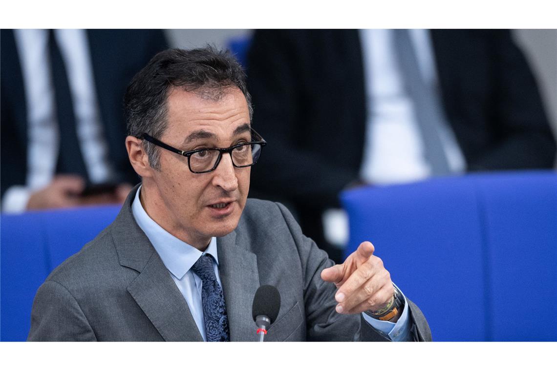 Özdemir teilt gegen die FDP aus Bundeslandwirtschaftsminister Cem Özdemir.