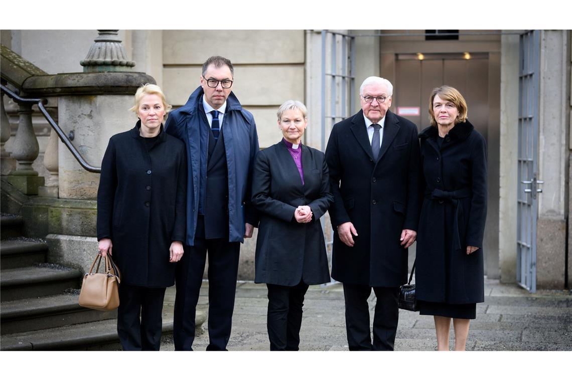 Bundespräsident Frank-Walter Steinmeier nahm am Berliner Friedensgebet für die Ukraine teil.