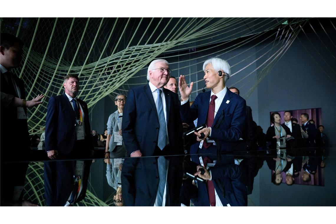 Beethoven und Bundespräsident - Deutscher Tag auf der Expo Bundespräsident Steinmeier besucht die Expo 2025 und eröffnet den Deutschen Nationentag.