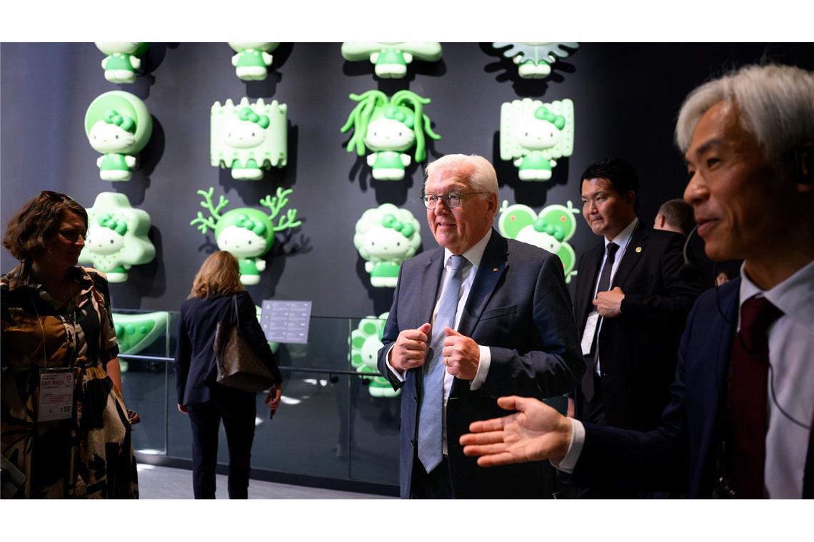 Beethoven und Bundespräsident - Deutscher Tag auf der Expo Bundespräsident Steinmeier eröffnet den Deutschen Nationentag bei der Expo 2025.