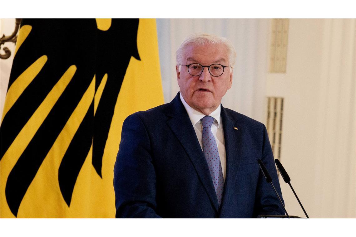 Steinmeier verkündet Neuwahlentscheidung Bundespräsident Steinmeier gibt seine Entscheidung zur Auflösung des Bundestags bekannt. (Archivbild)