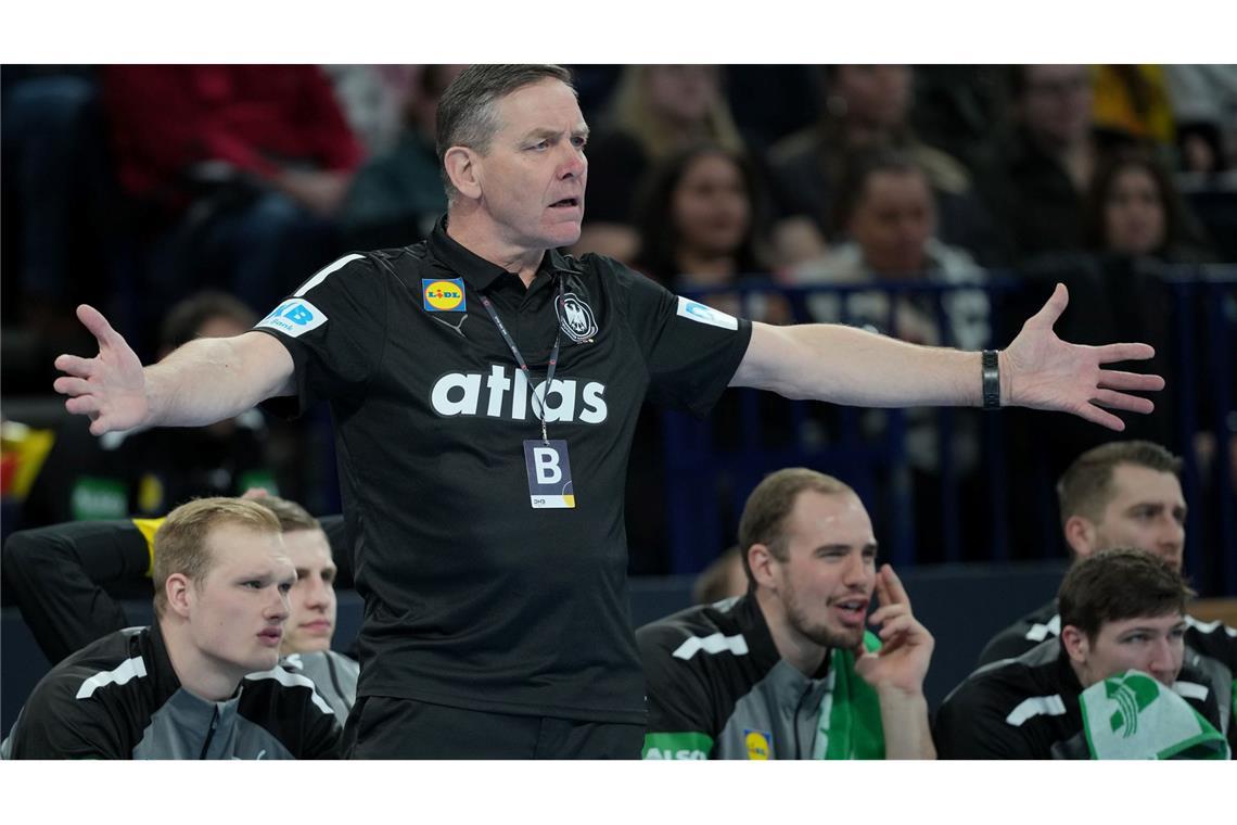 Wo Sie heute Deutschland vs. Schweiz schauen können Bundestrainer Alfred Gislason.