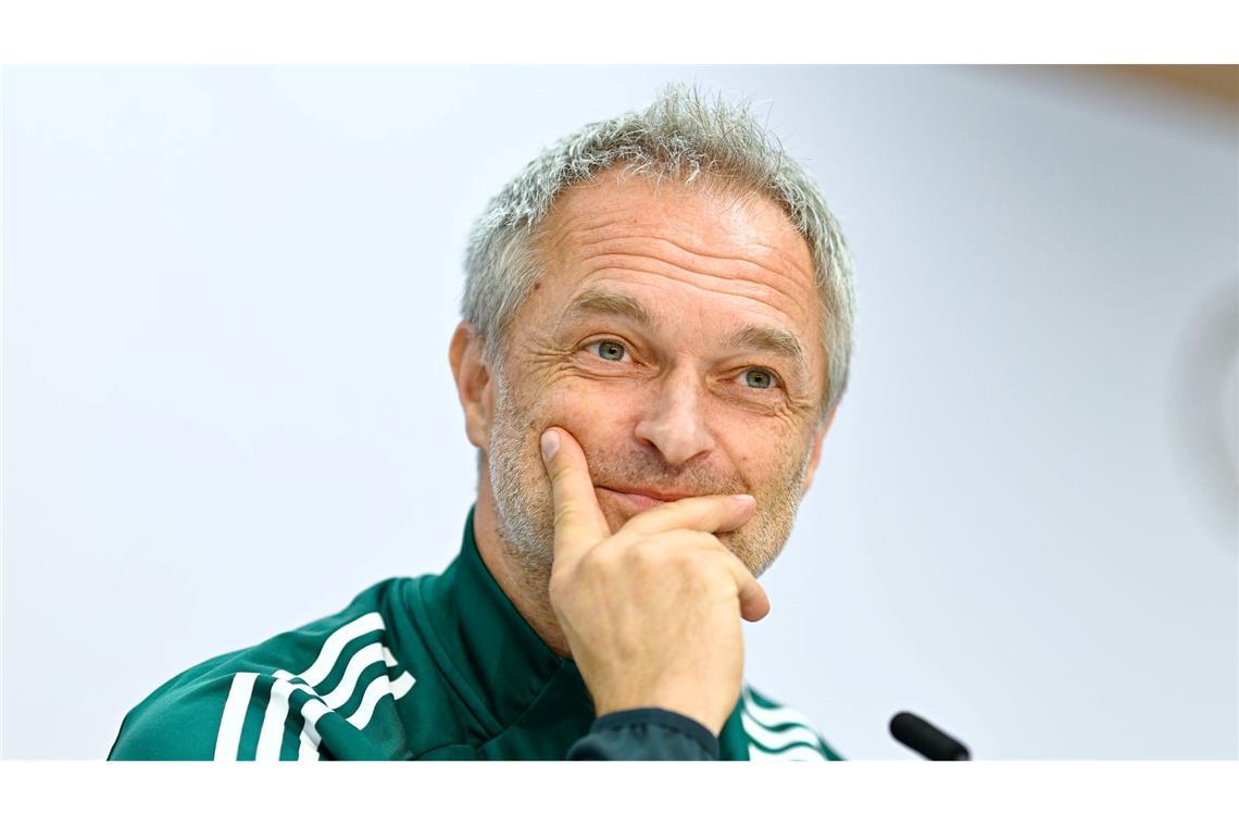 Bundestrainer Christian Wück hat seinen Vertrag noch nicht verlängert. (Archivbild)