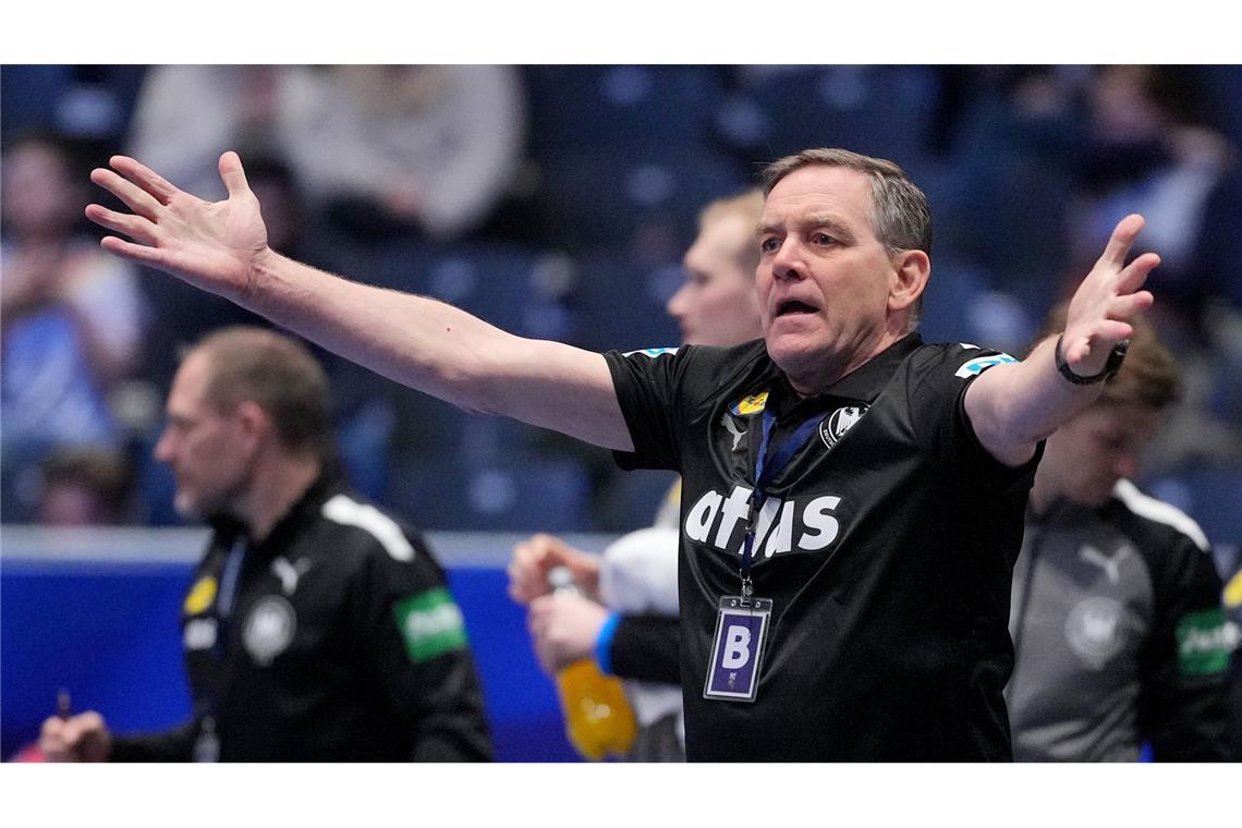 „Zu viele leichte Fehler“ – Handballer scheitern an Portugal Bundestrainer Gilason