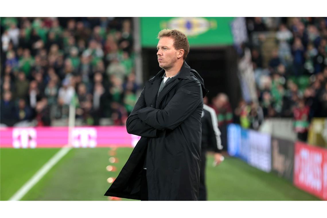 Torwartdebatte nervt Nagelsmann: "Nicht zielführend" Bundestrainer Julian Nagelsmann äußert sich zur Torwart-Diskussion.