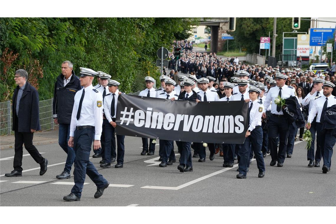 Bundesweit war die Anteilnahme nach der Tat groß. (Archivbild)