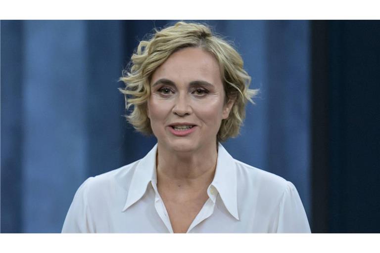 Caren Miosga diskutiert sonntags mit ihren Gästen