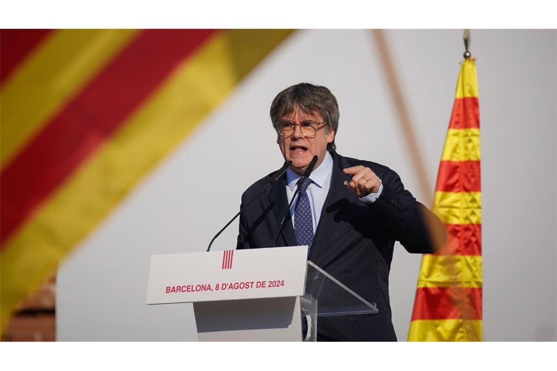 Carles Puigdemont: Nach neun Jahren im Exil könnte der Separatistenführer zurückkehren.