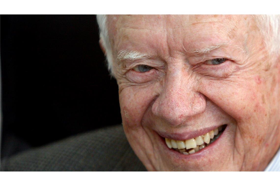 Trauer um früheren US-Präsidenten Jimmy Carter Carter war am Sonntag im Alter von 100 Jahren im Kreise seiner Familie im US-Bundesstaat Georgia gestorben. (Archivbild)