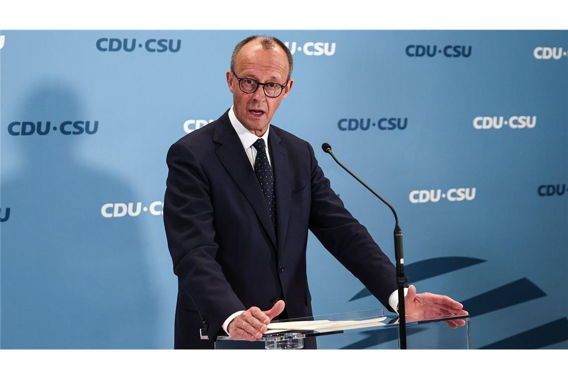 Merz legt bei K-Frage zu – SPD wieder vor den Grünen CDU-Chef Friedrich Merz