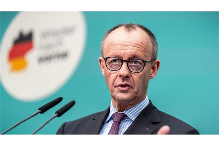 CDU-Chef Friedrich Merz