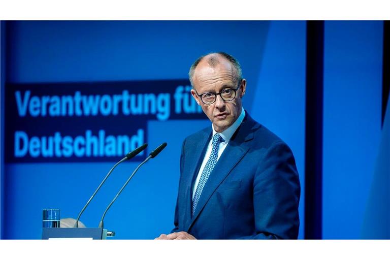 CDU-Chef Friedrich Merz soll heute im Bundestag zum Kanzler gewählt werden.