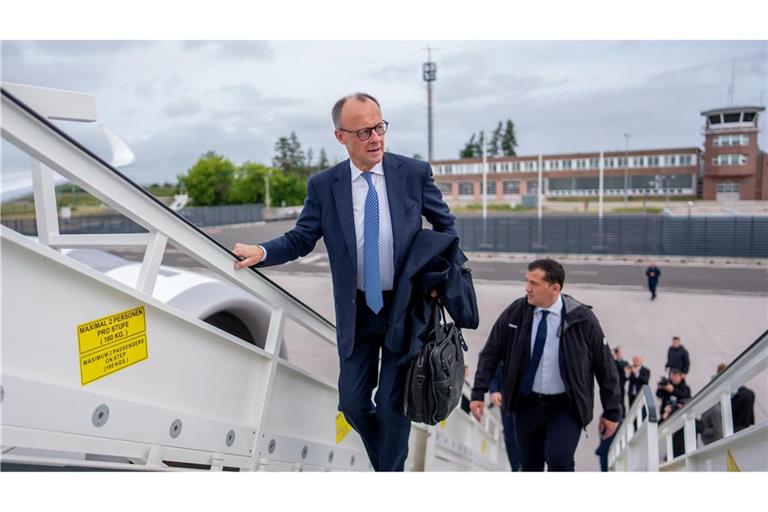 CDU-Chef Friedrich Merz steht vor seiner bislang längsten Auslandsreise als Bundeskanzler. (Archivbild)