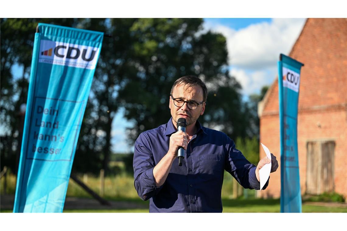 Redmann spricht von „Kuhhandel“ zwischen SPD und AfD CDU-Chef Jan Redmann kritisiert die Wahl von Dietmar Woidke. (Archivbild)