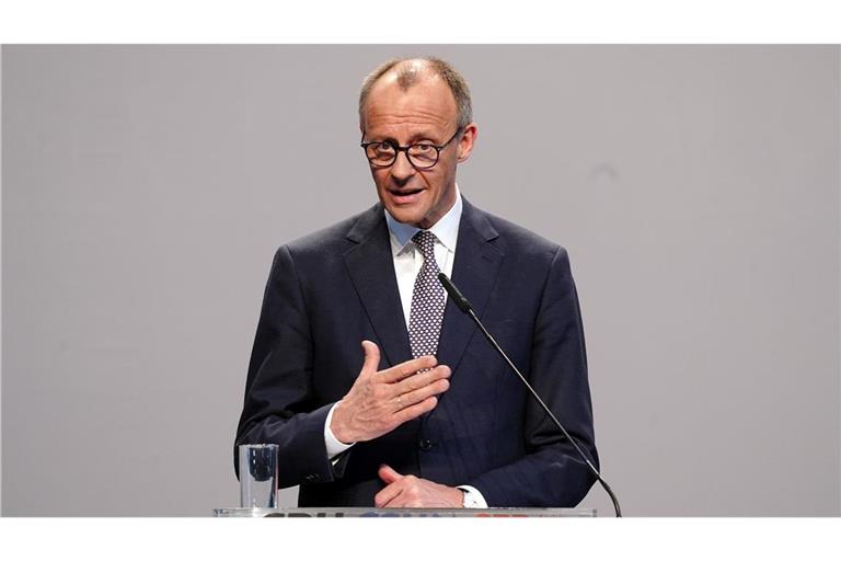 CDU-Chef Merz dürfte der nächste Kanzler werden. (Archivbild)