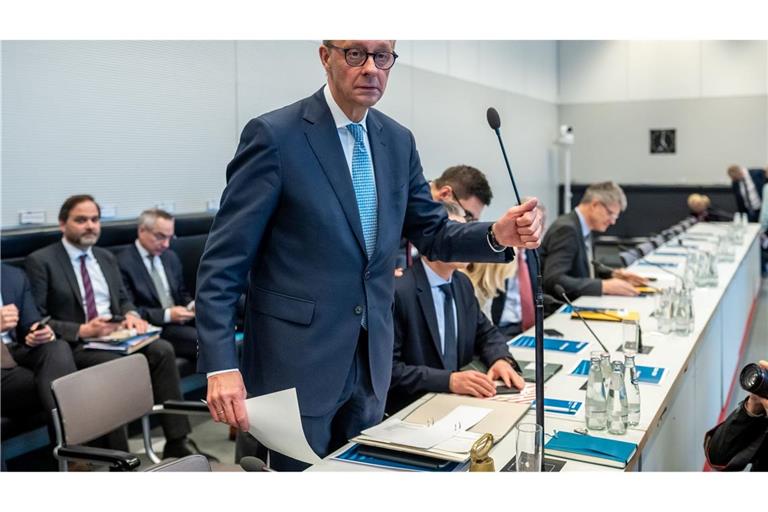 CDU-Chef Merz sieht das Vertrauen zwischen Union und SPD wachsen.