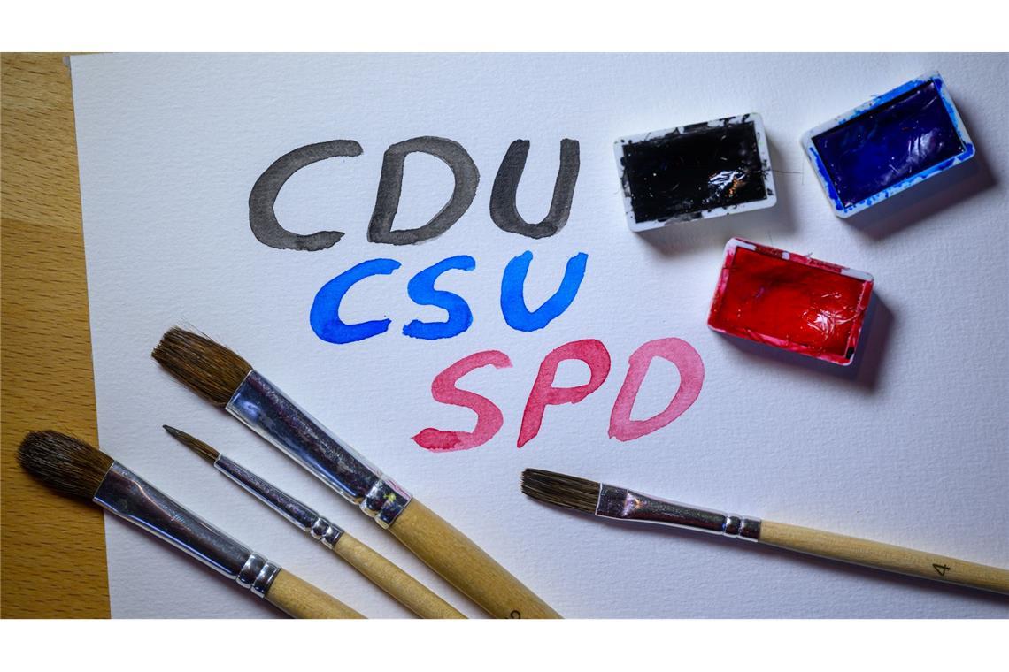 Nächste schwarz-rote Sondierungen zu Wochenbeginn CDU, CSU und SPD wollen am Montag wieder zusammenkommen. (Symbolbild)