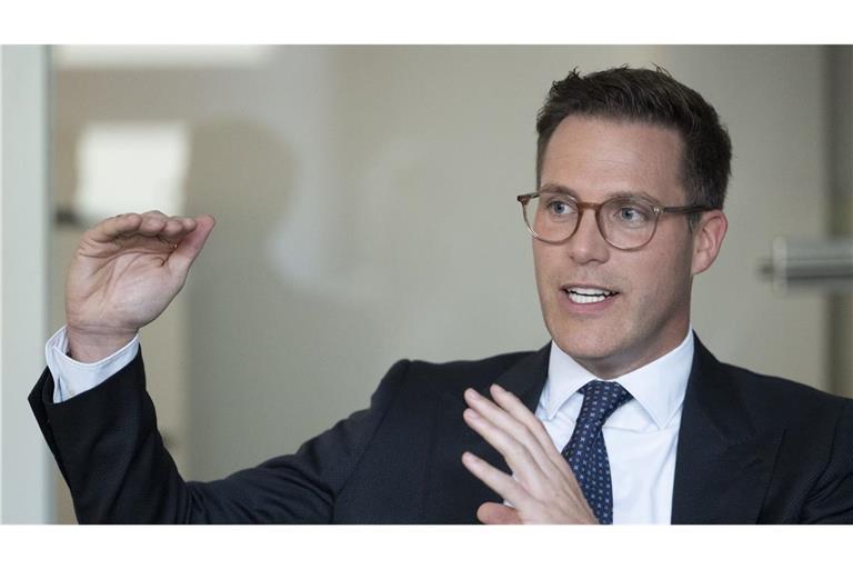 CDU-Spitzenkandidat Manuel Hagel. (Archivbild)