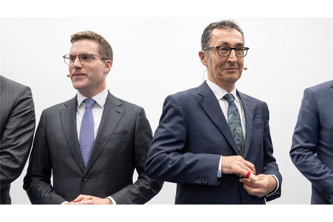 CDU-Spitzenkandidat Manuel Hagel oder Grünen-Frontmann Cem Özdemir? Wer nächster Ministerpräsident in Baden-Württemberg wird, ist einer neuen Umfrage zufolge so offen wie nie. (Archivbild)