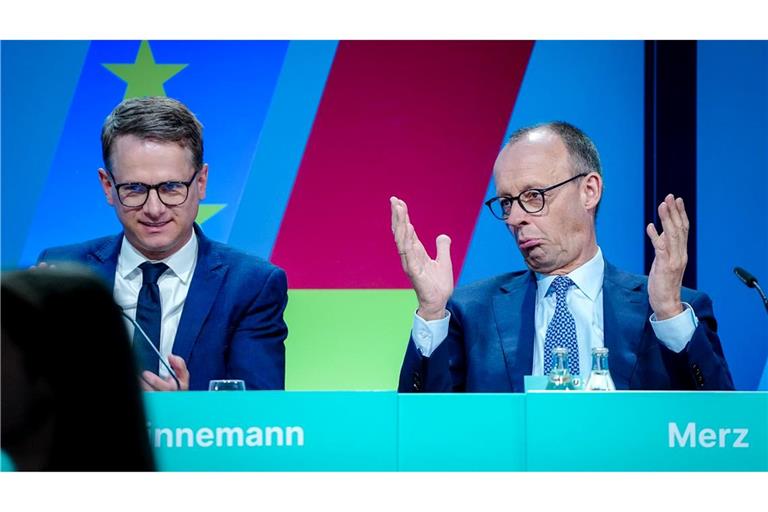 CDU stimmt auf Kleinem Parteitag dem Koalitionsvertrag zu.