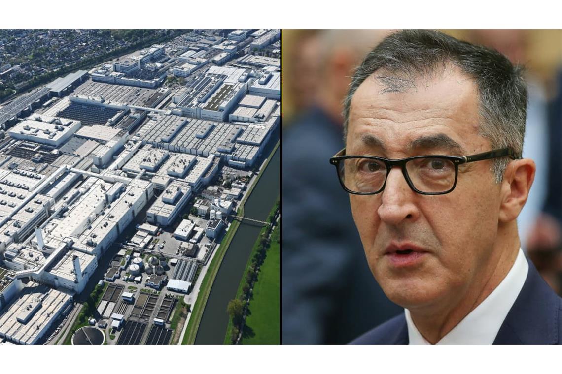 Cem Özdemir macht sich für das Audi-Werk in Neckarsulm stark.