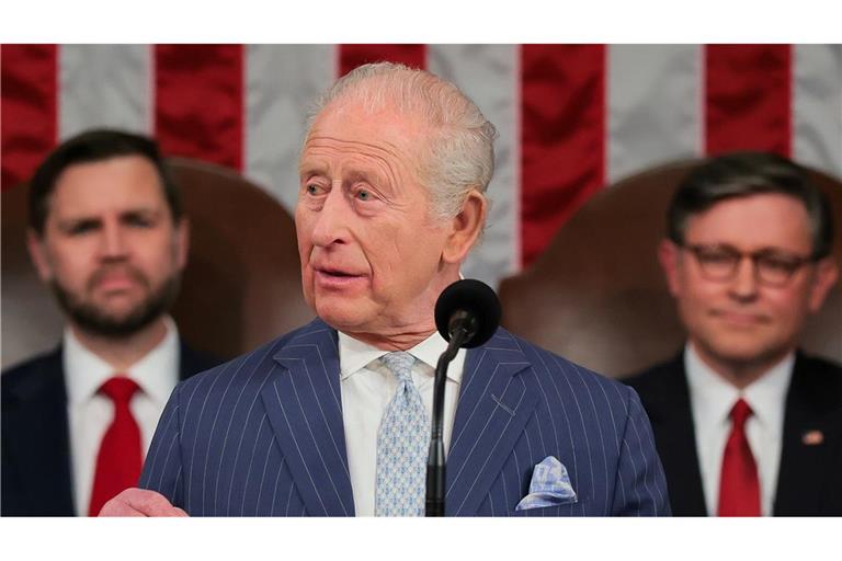Charles ist erst der zweite Monarch nach seiner Mutter Queen Elizabeth II., der zum US-Kongress sprach.