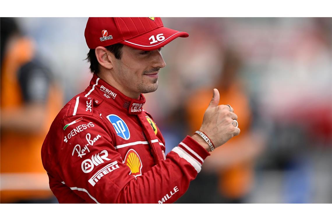Überraschung in Ungarn: Leclerc schlägt McLaren-Titeljäger Charles Leclerc startet in Ungarn von der Pole Position.