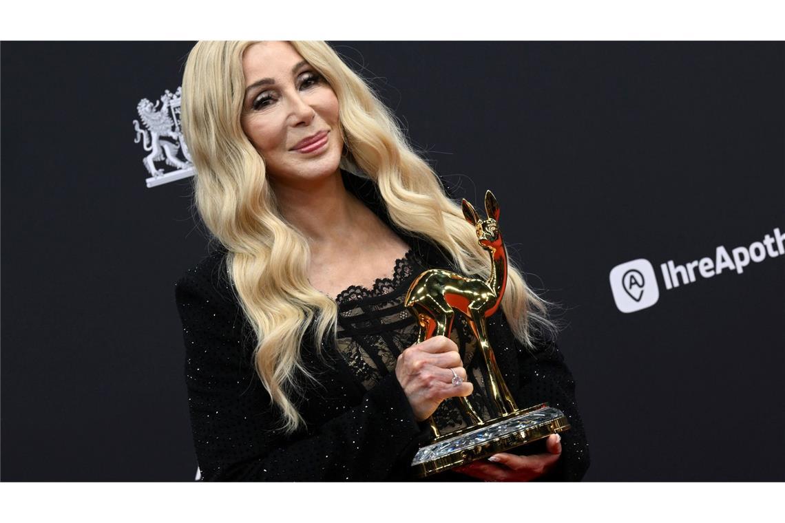 Cher wurde mit einem "Legenden"-Bambi geehrt.