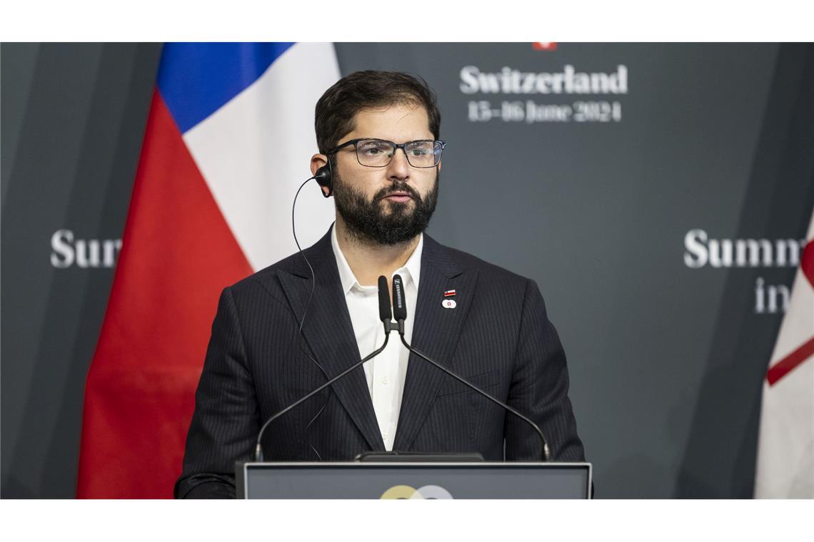 Starkes Erdbeben südlich von Südamerika - Wohl keine Schäden Chiles Präsident Gabriel Boric rief die Menschen auf, Küstengebiete in der betroffenen Region zu verlassen. (Archivbild)