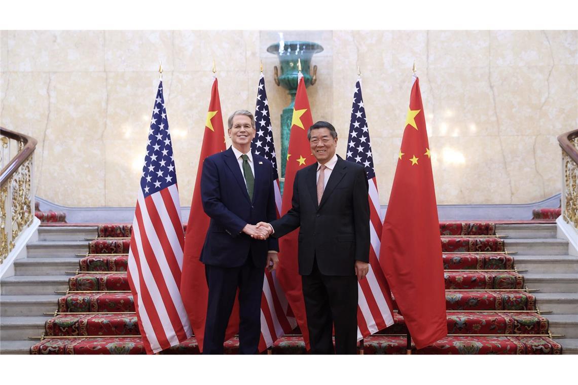 China und die USA sprechen in London über ihren Handelsstreit.