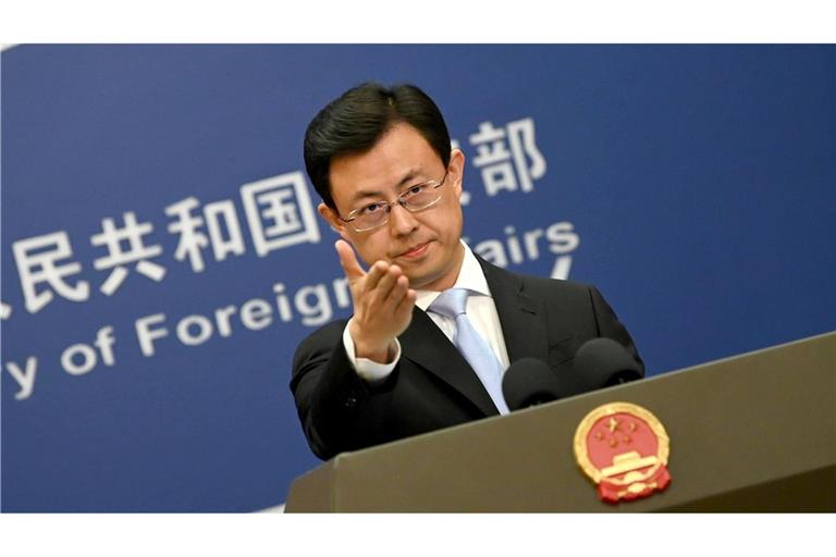 Chinas Außenamtssprecher kritisierte Pläne der EU im Bereich Cybersicherheit.
