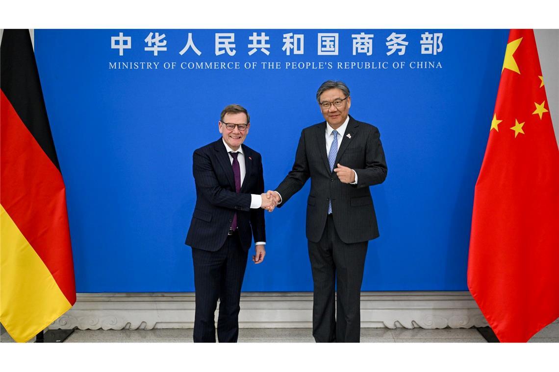 Chinas Handelsminister Wang verhandelte auch in den Zollgesprächen mit den USA mit.