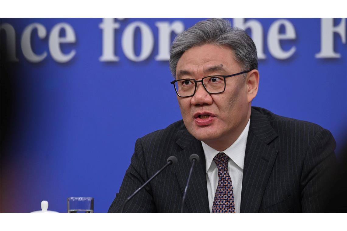 Chinas Handelsminister Wang verwies auf globale Konflikte.