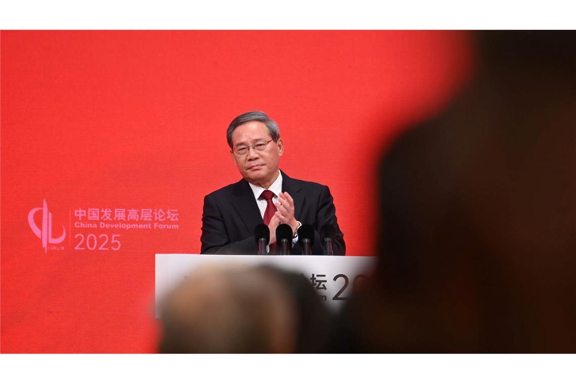 Chinas Ministerpräsident Li Qiang wirbt für mehr Kooperation.
