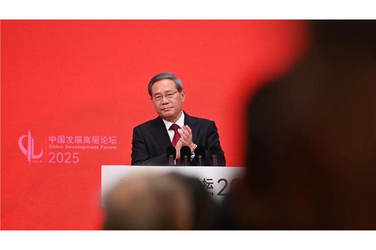 Chinas Ministerpräsident Li Qiang wirbt für mehr Kooperation.