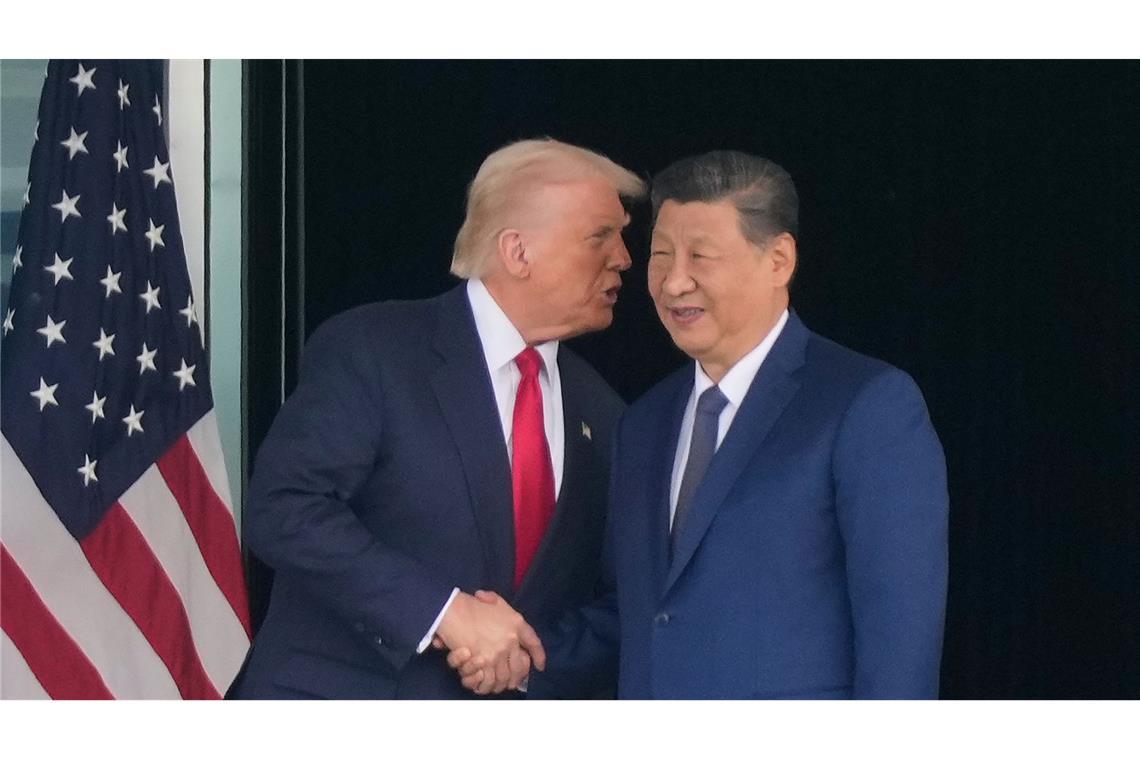 Chinas Präsident Xi und US-Präsident Trump hatten in Südkorea ein persönliches Treffen. (Archivbild)