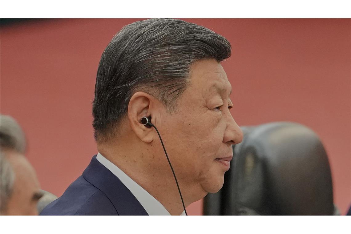 Chinas Staatschef Xi Jinping sprach von einer "turbulenten" Weltlage.