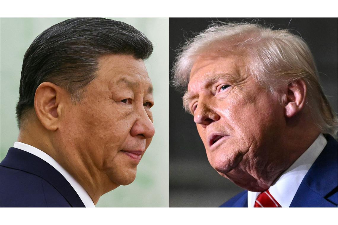 Chinas Staatschef Xi Jinping und der US-Präsident Donald Trump. (Archivbild)
