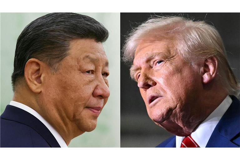 Chinas Staatschef Xi Jinping und der US-Präsident Donald Trump. (Archivbild)