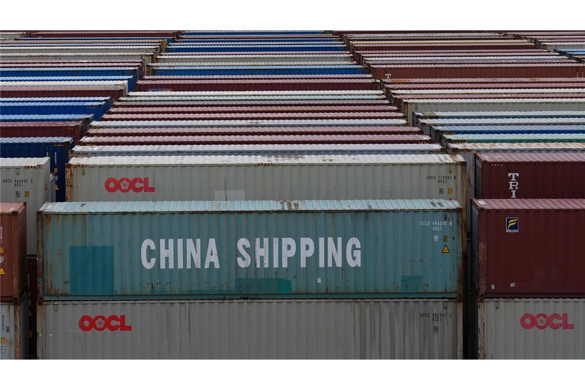Chinas Wirtschaft setzt für Wachstum vor allem auf Exporte. (Archivbild)