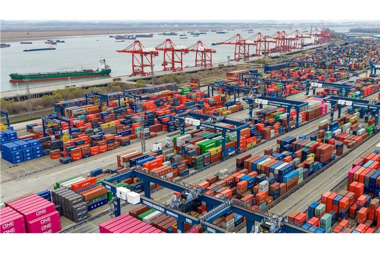 Chinas Wirtschaftsleistung wird von Exporten mit angetrieben. (Symbolbild)