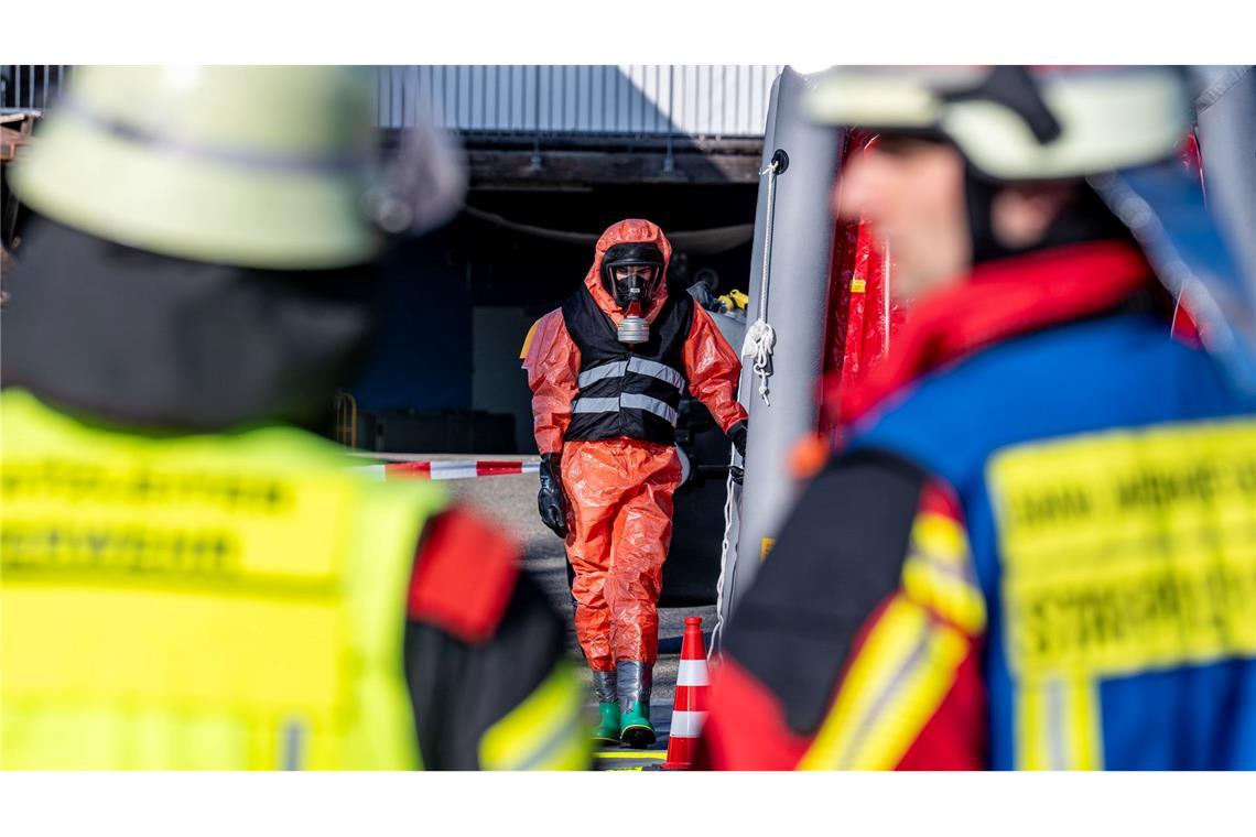 Bilder des Tages Chlorgasunfall verletzt fünf Menschen.
