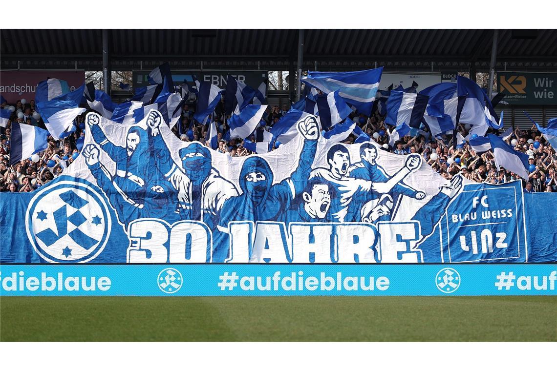 Dem Fußballfest fehlt der gute Schluss Choreo im B-Block