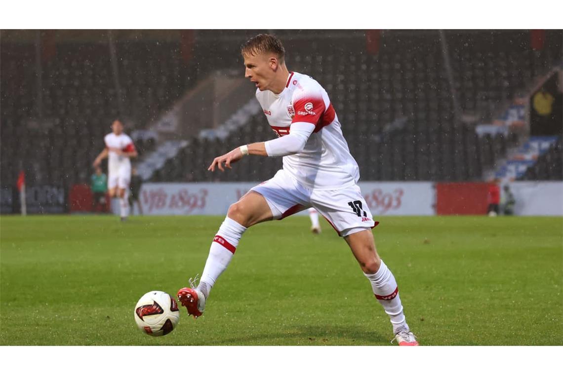 Chris Führich soll Dampf über links machen.