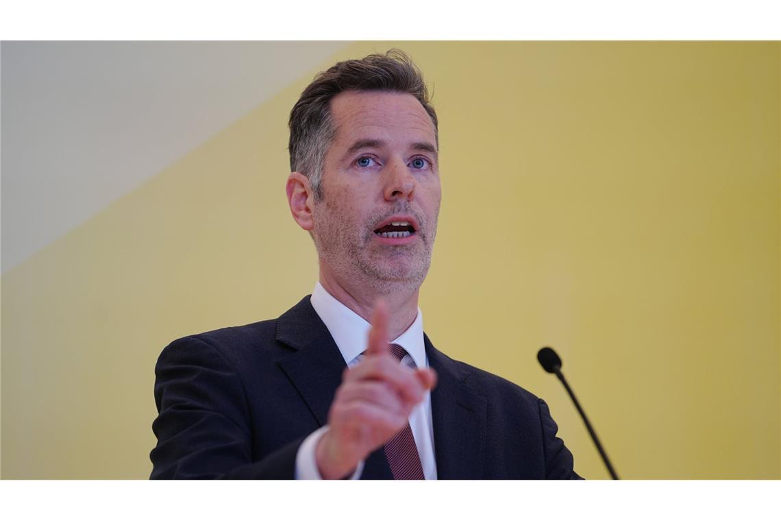 FDP: Moralisierende grüne Außenpolitik muss Ende haben Christian Dürr möchte in Deutschland auf die eigene wirtschaftliche Stärke zusetzen. (Archivbild)
