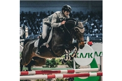 Christian Kukuk auf seiner Stute „Just be gentle“ am vergangenen Wochenende in Verona.