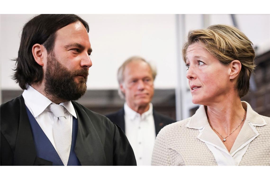 Christina Block bestreitet die Anklagevorwürfe.