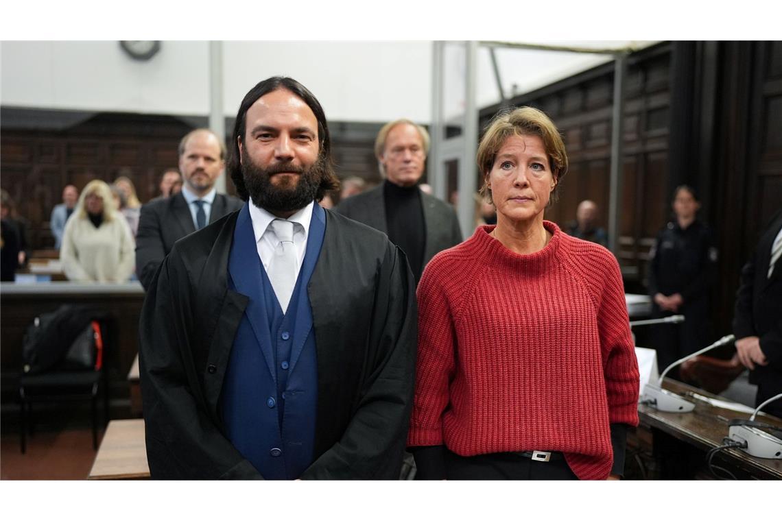 Christina Block ist eine von sieben Angeklagten im Prozess vor dem Landgericht.