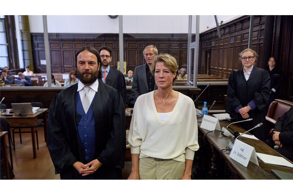 Christina Block ist eine von sieben Angeklagten im Prozess.