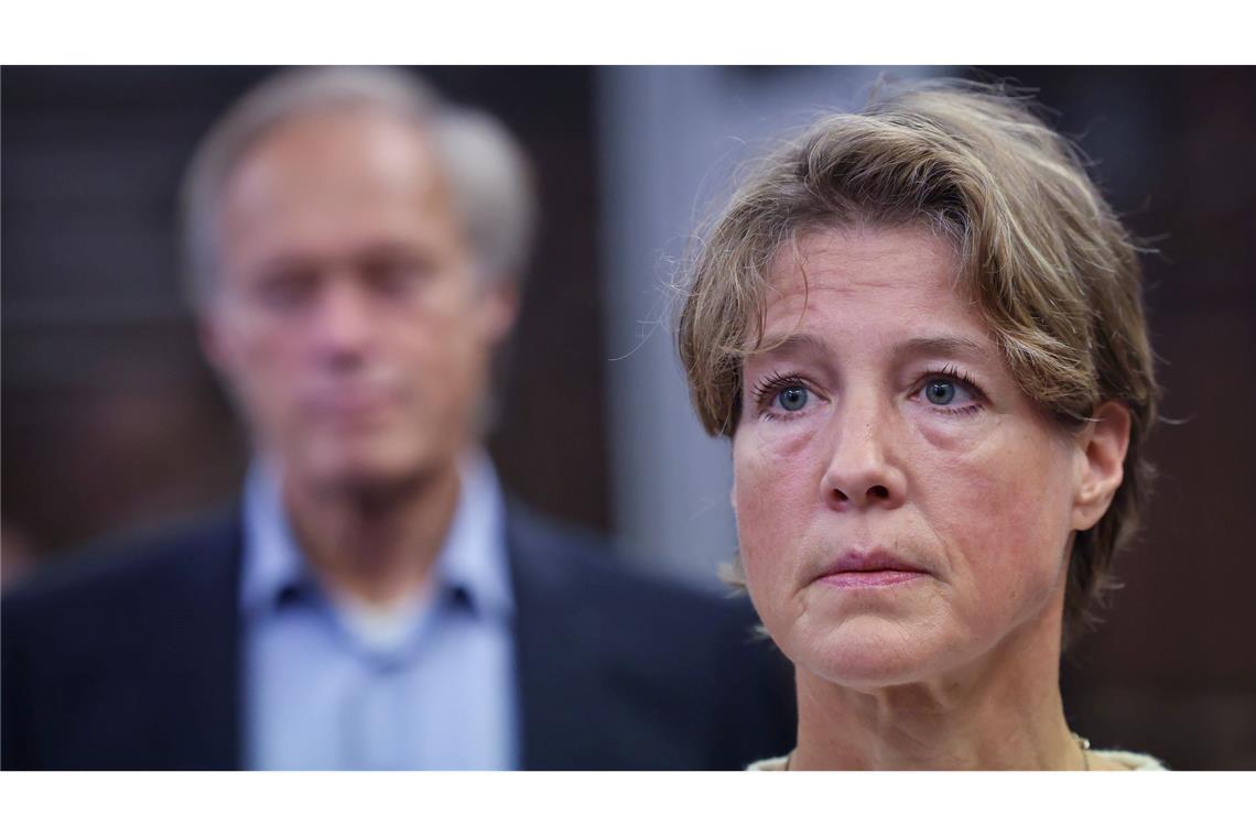 Christina Block richtet über die Medien eine Botschaft an ihre Kinder.